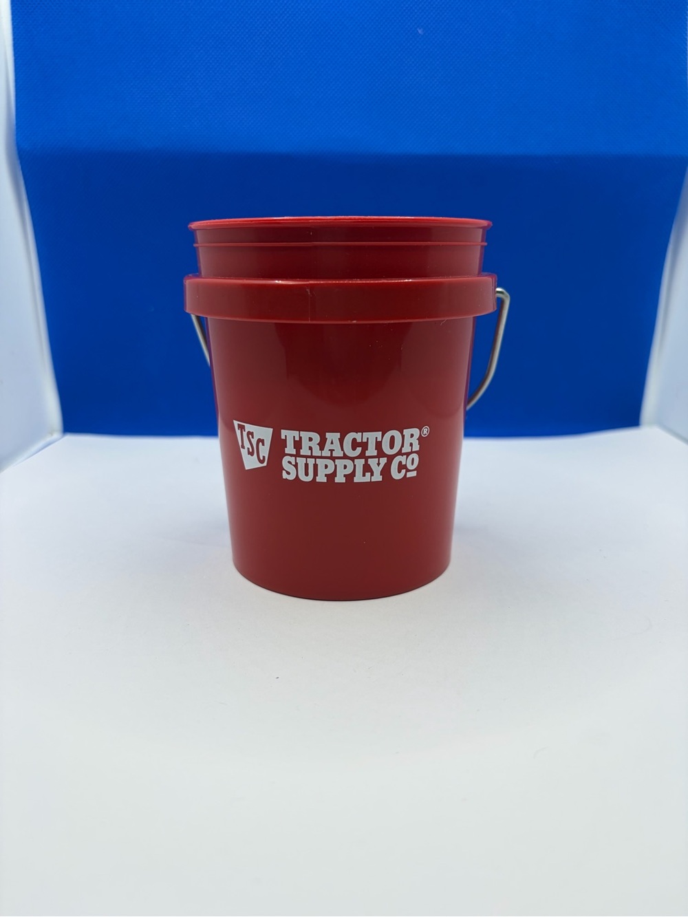 Tractor Supply Co Red Food Grade Mini Bucket Pail with Metal Handle